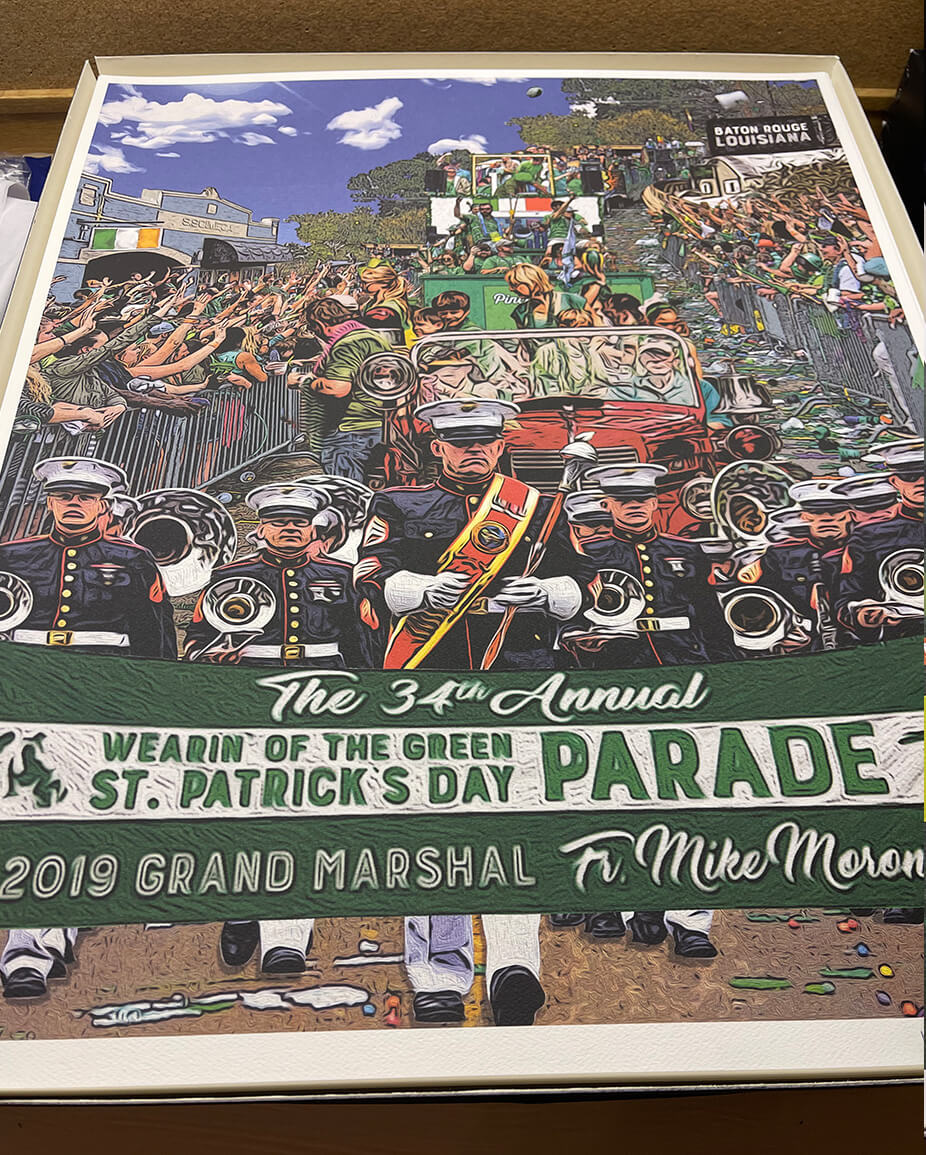 2019 Firetruck & Marines Poster