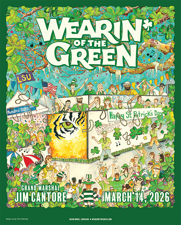 2026 Wearin’ of the Green Parade Poster – Jim Cantore Grand Marshal