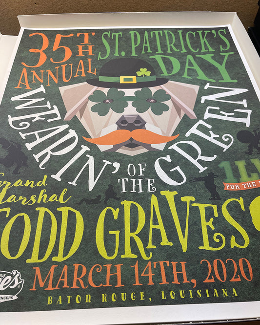 2020 St Pat's Baton Rouge Poster