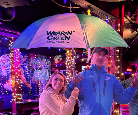 Official Wearin’ of the Green Golf Parade Umbrella