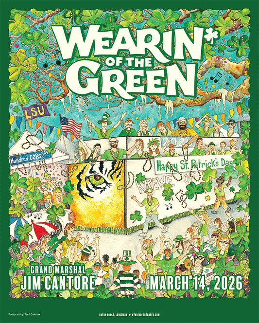 2026 Wearin’ of the Green Parade Poster – Jim Cantore Grand Marshal
