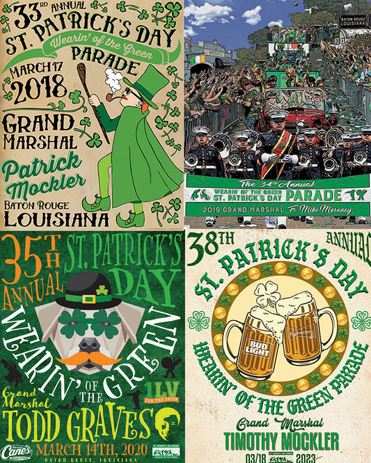 Four St. Patrick's Day Posters sold as a set.